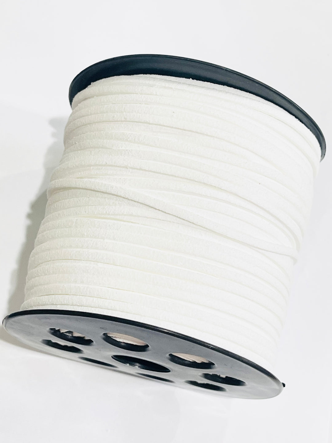 White Faux Suede Cord - 5m - White Suede Cord