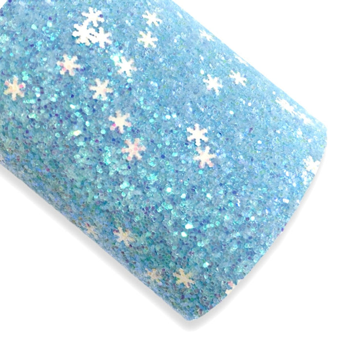 Blue Snowflake Chunky Glitters