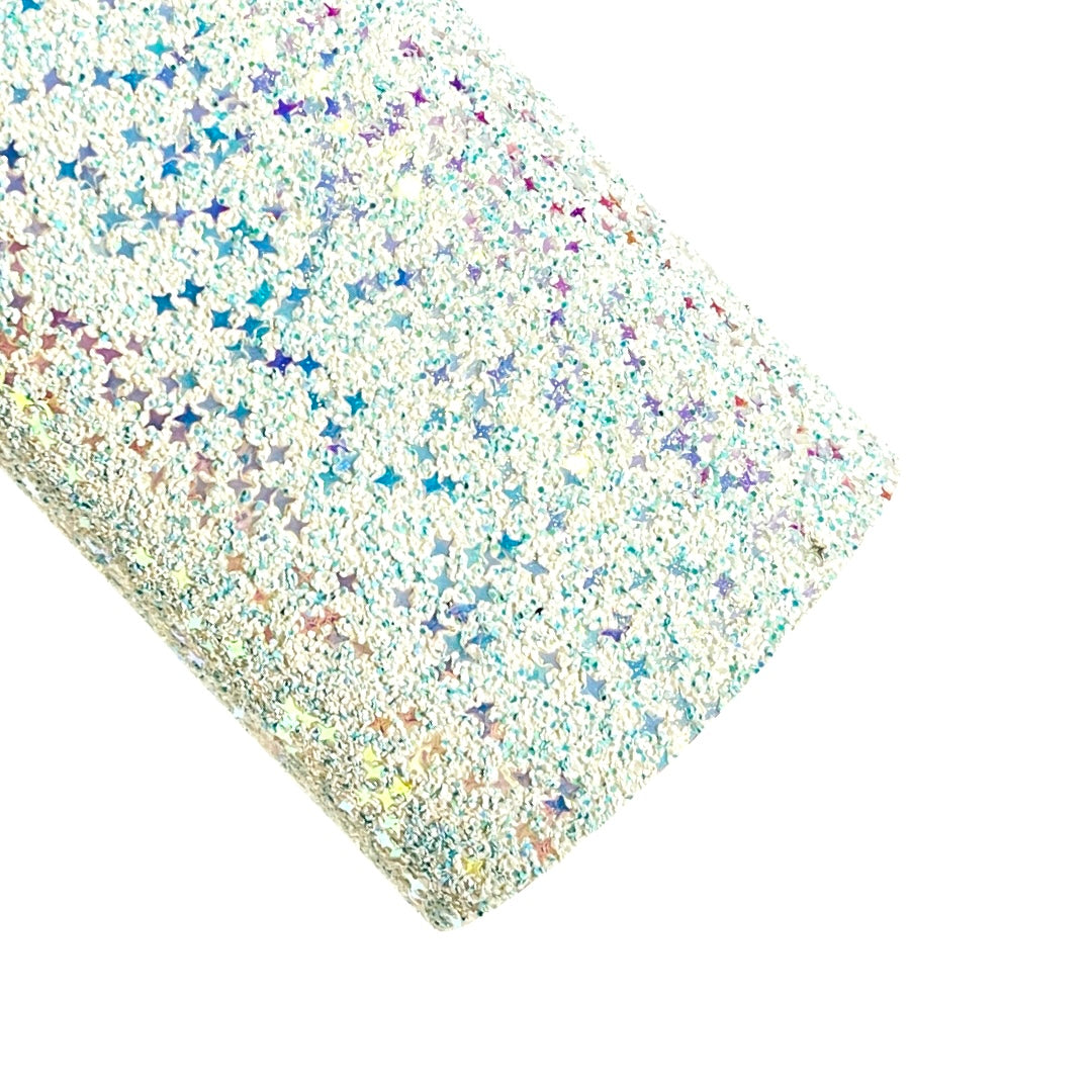 Stars Colliding Chunky Glitter Leather