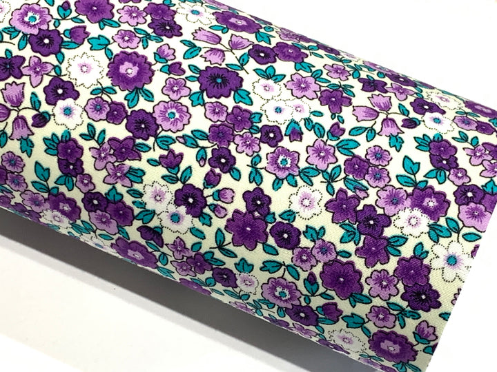 Purple Violets Felt Fabric Sheets