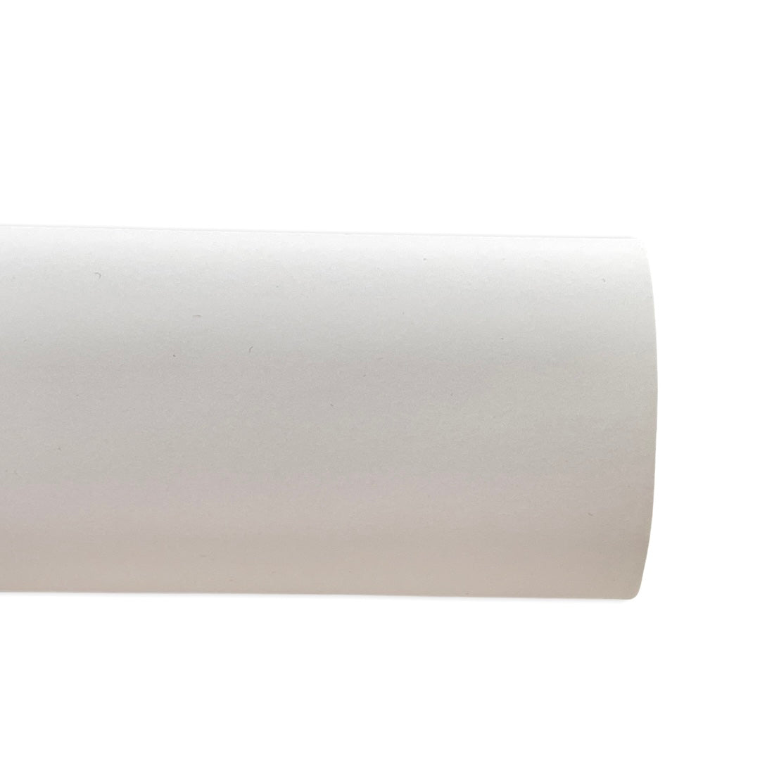Smooth White Double Sided Faux Leatherette