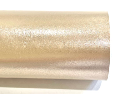 Champagne Pearl Smooth Faux Leatherette