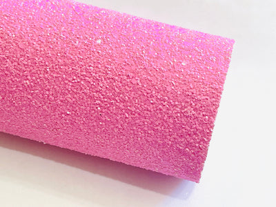Pink Candy Chunky Glitter Fabric Sheets