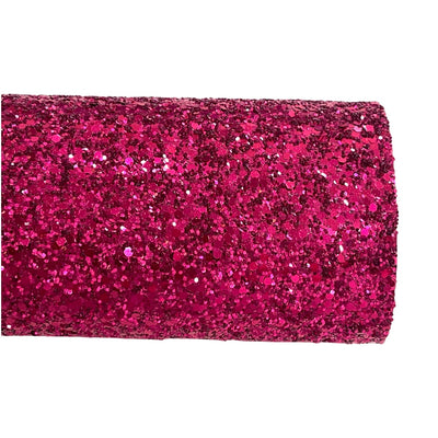 Ruby Pink Sparkly Chunky Glitter