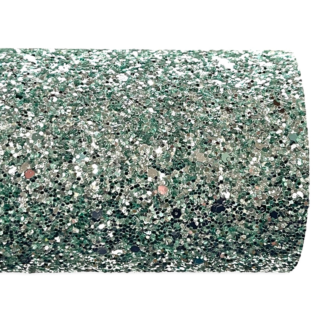Teal Silver Shimmer Chunky Glitter (CLEARANCE)