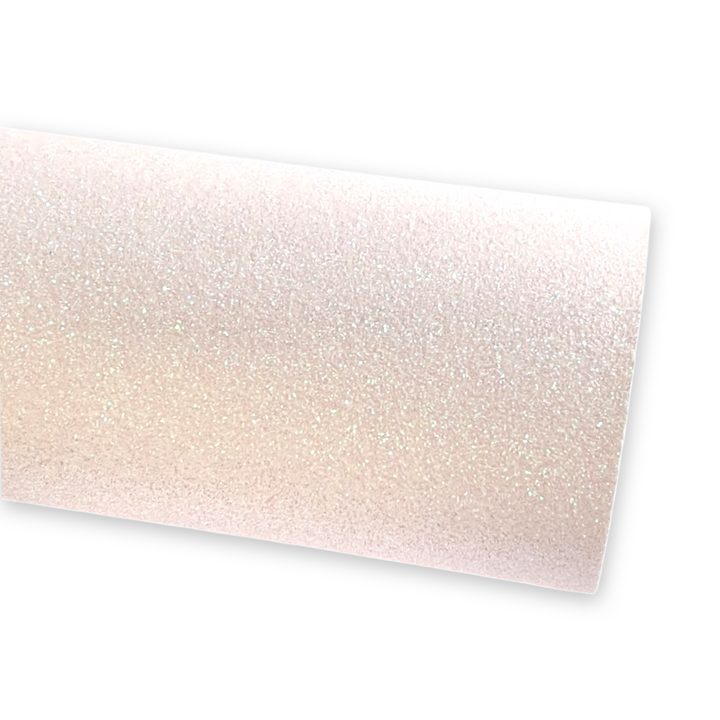 Newborn Pink Whisper Fine Glitter Fabric