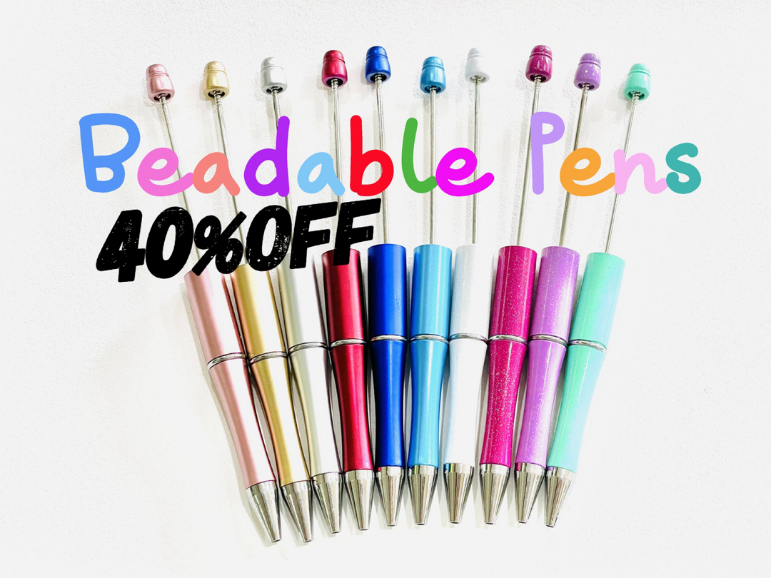 Beadable Ballpoint Pens 2pcs
