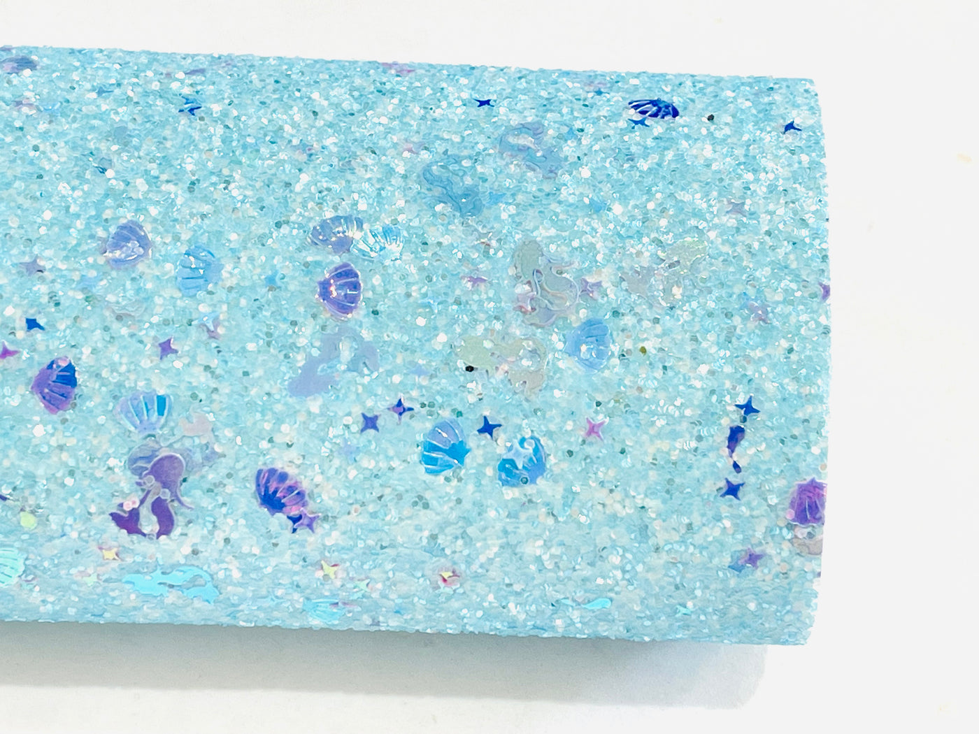Blue Mermazing Crystal Chunky Glitter Sheet