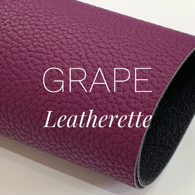 Grape Faux Leatherette