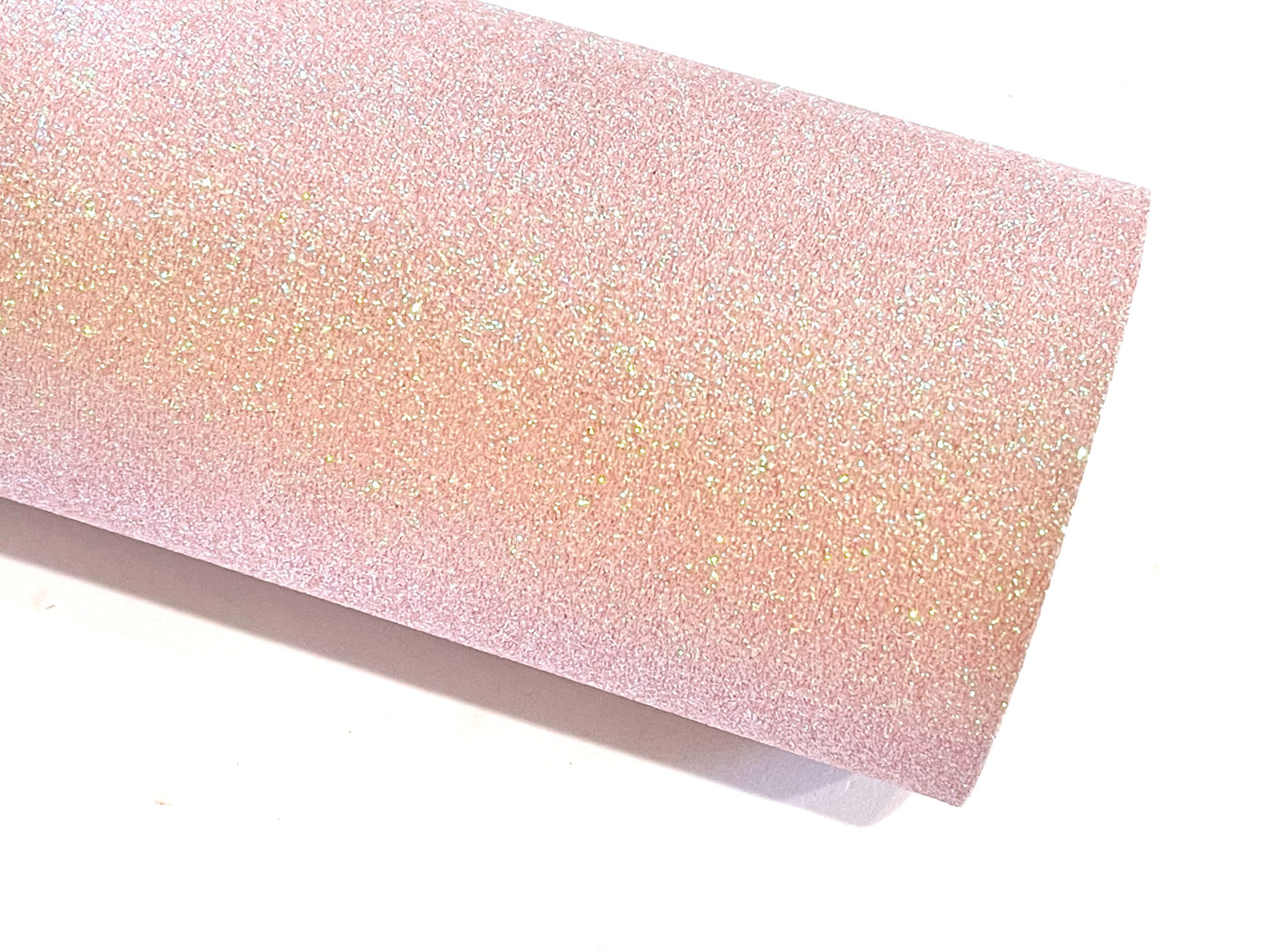 Beach Sand Nude Blush Fine Glitter Leather
