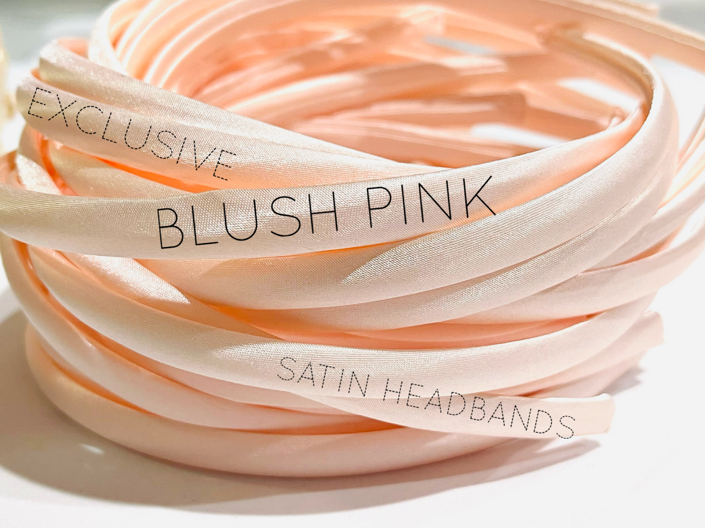 10mm Satin Covered Alice Headbands - 32 Colours