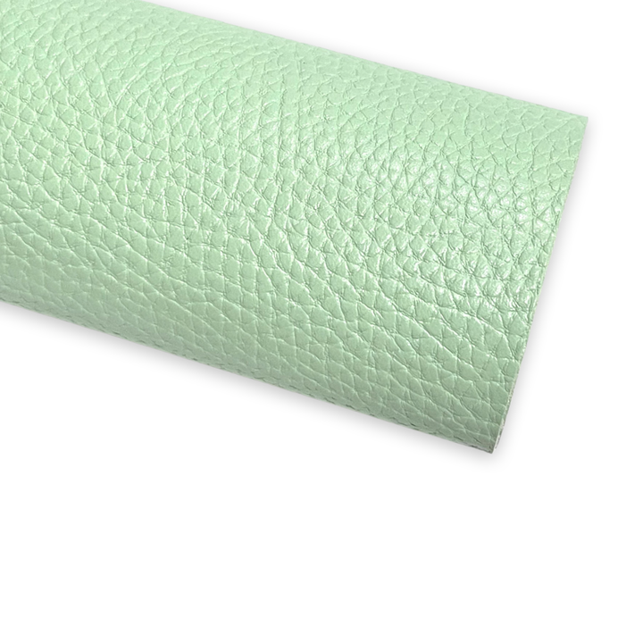 Spearmint Faux Leather - New Stock Suitable for Button Earrings