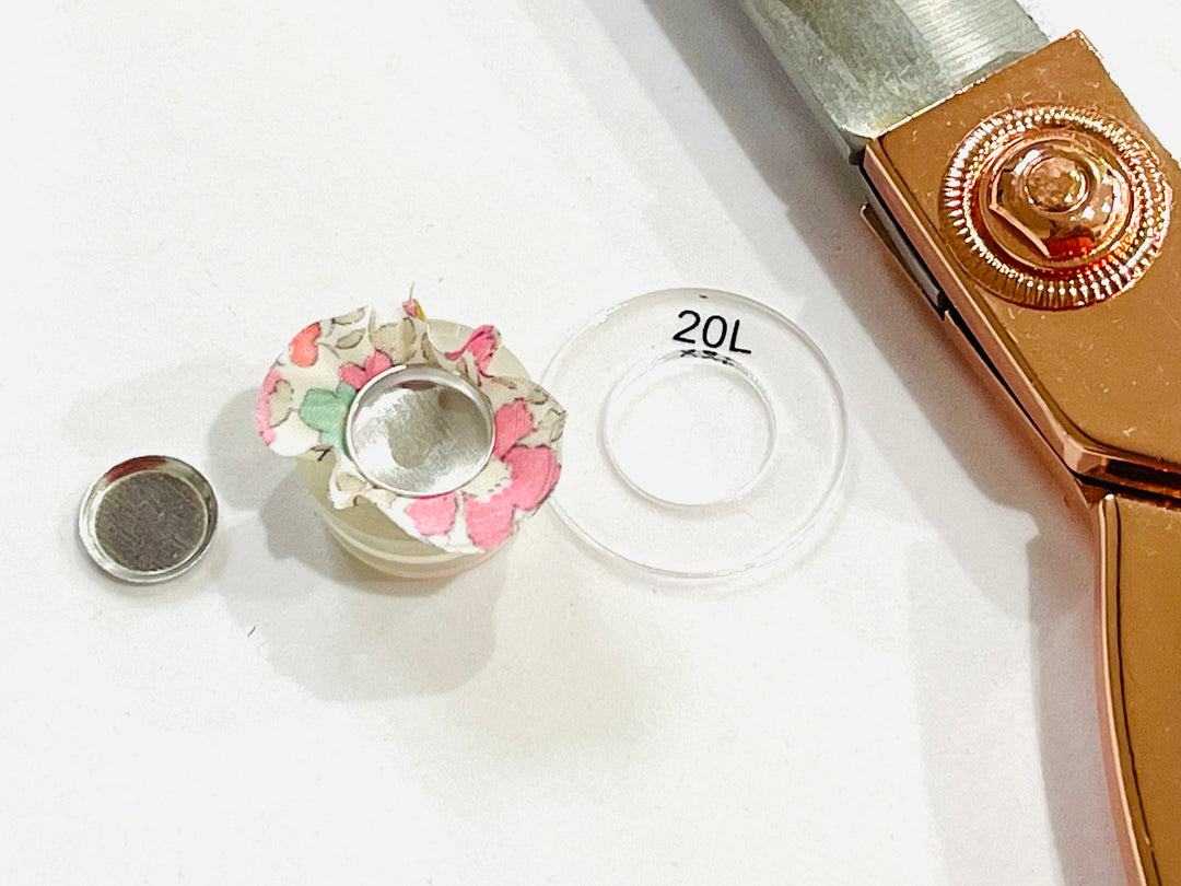 12mm Button Earring Self Cover Starter Kit - 25/50/100 Pairs - Oliver and May Everyday Range