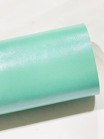 Mint Pearl Smooth Faux Leatherette