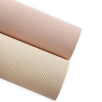 Vintage Hint of Pink Faux Leatherette - New Stock