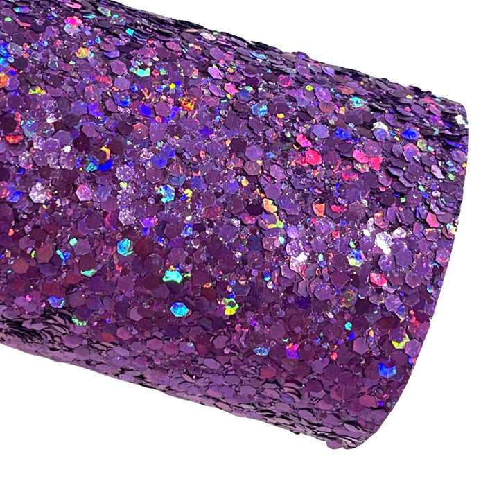 Paillettes super épaisses hologramme violet