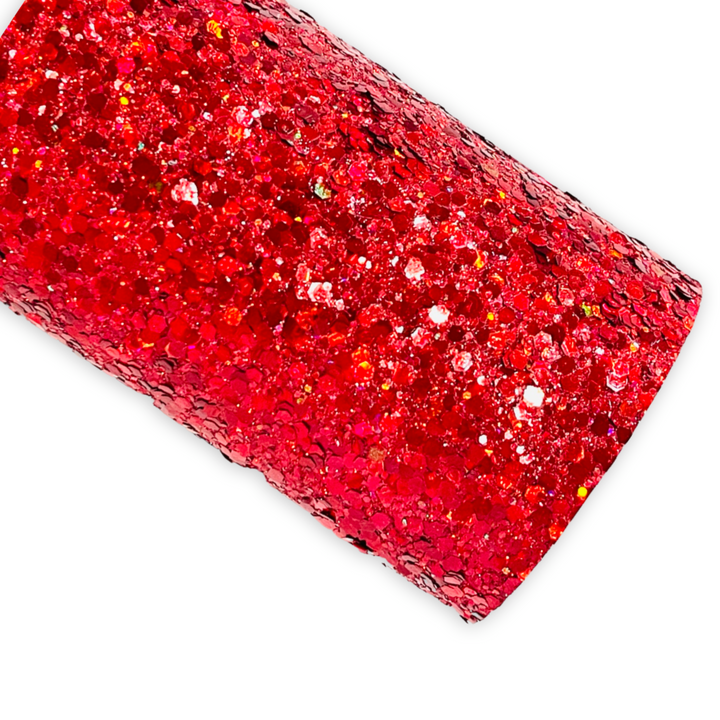 Red Ruby Hologram Super Chunky Glitter