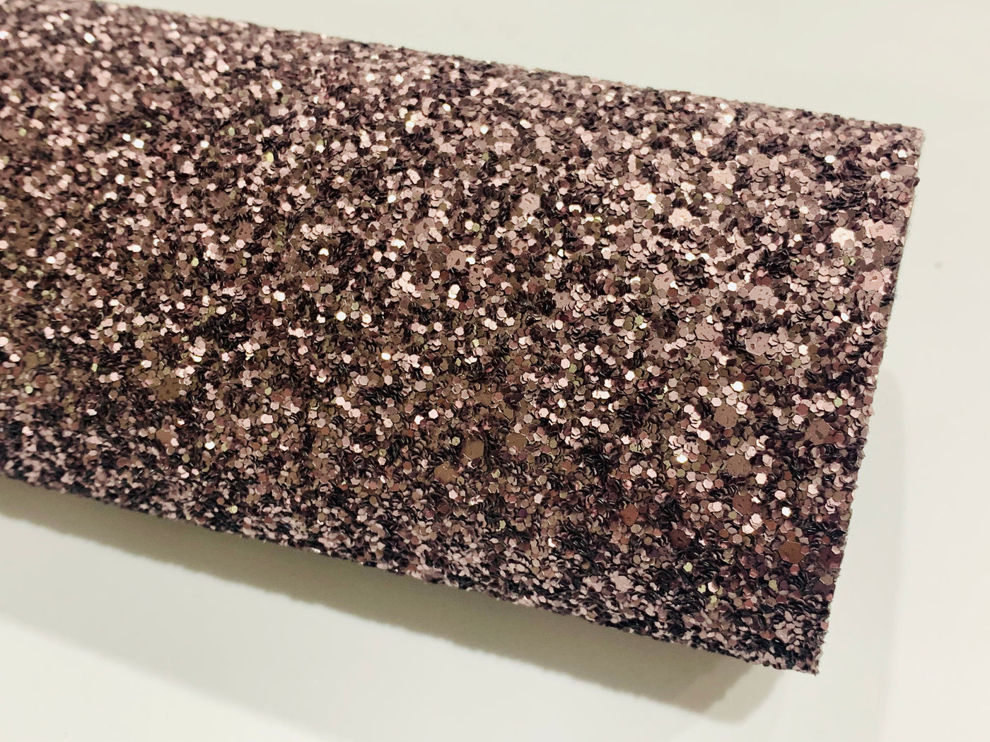 Matte Gunmetal Chunky Glitter Fabric Sheet
