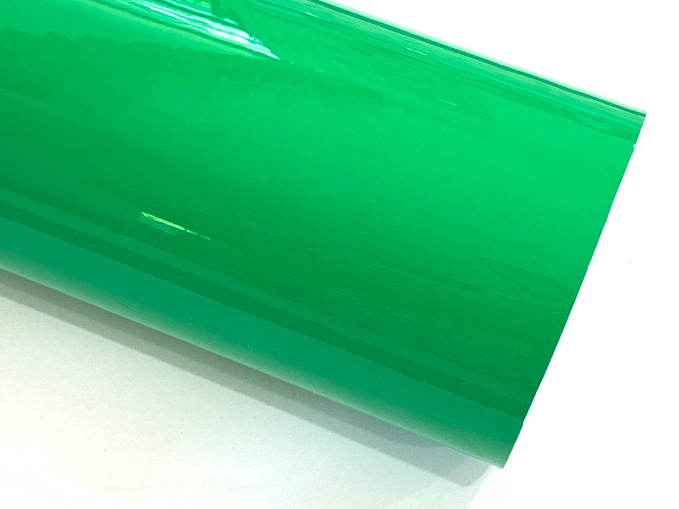 Bright Green Patent Leather A4 Sheet Glossy Smooth PU Leatherette - 0.75mm