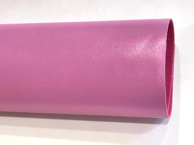 Pastel Magenta Pearl Smooth Faux Leatherette