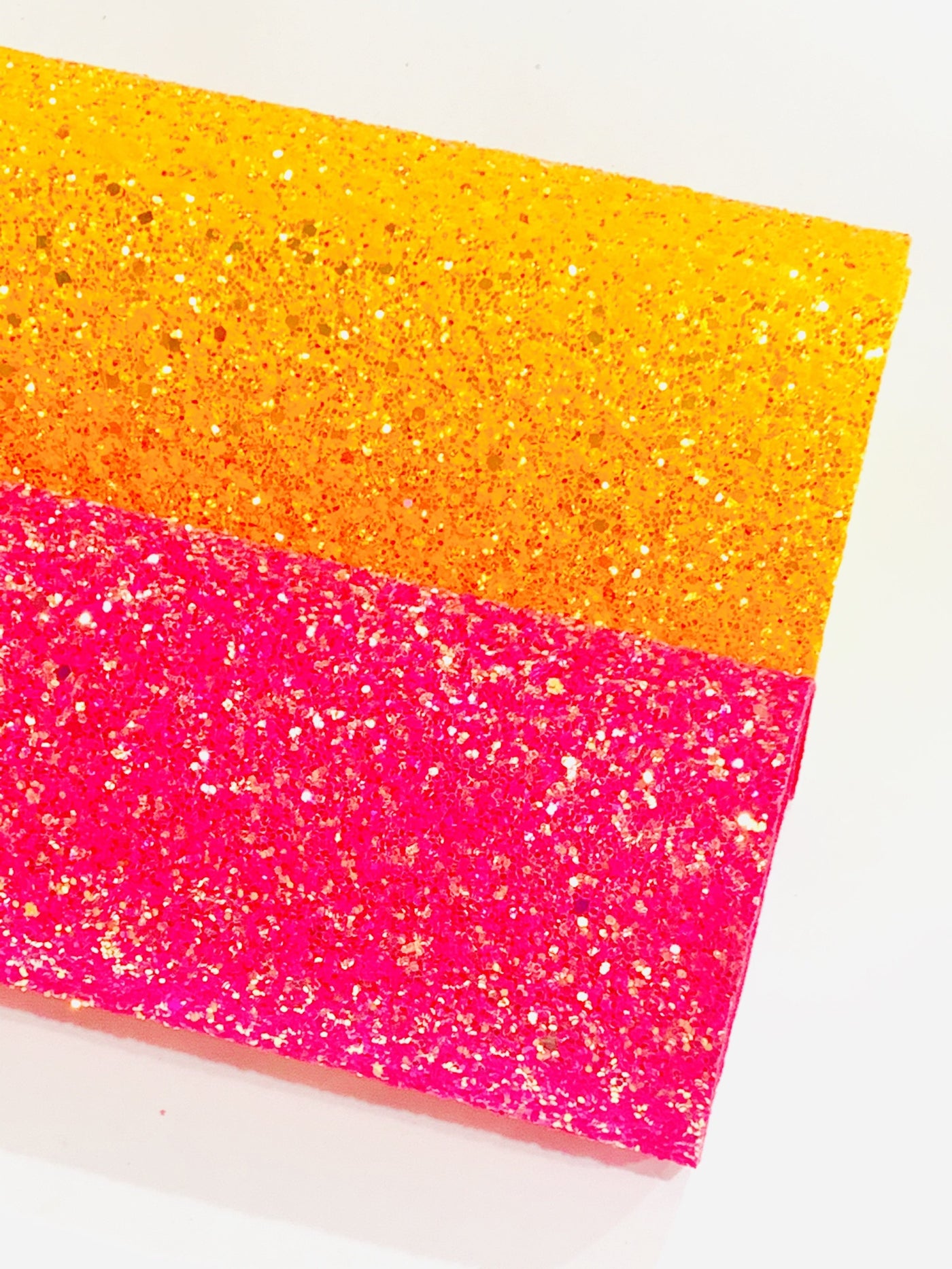 Hot Raspberry and Gold Chunky Glitter with Gold Reflective Flecks