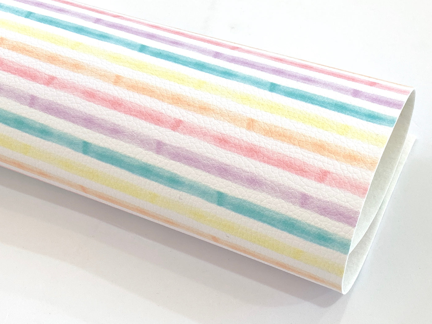 Pastel Stripes Leatherette Sheet