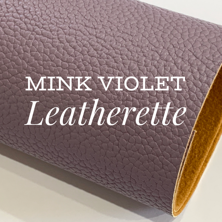 Mink Violet Leatherette Sheet Thick 1.2mm