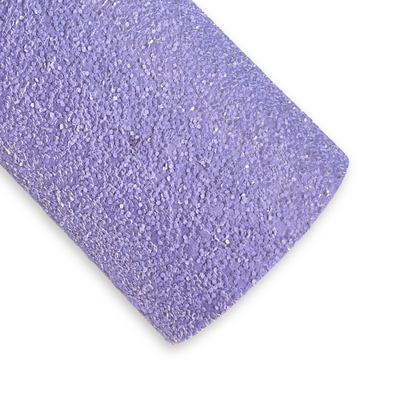 3 Sheet Bundle - Purple Chunky Glitter Fabric Sheets