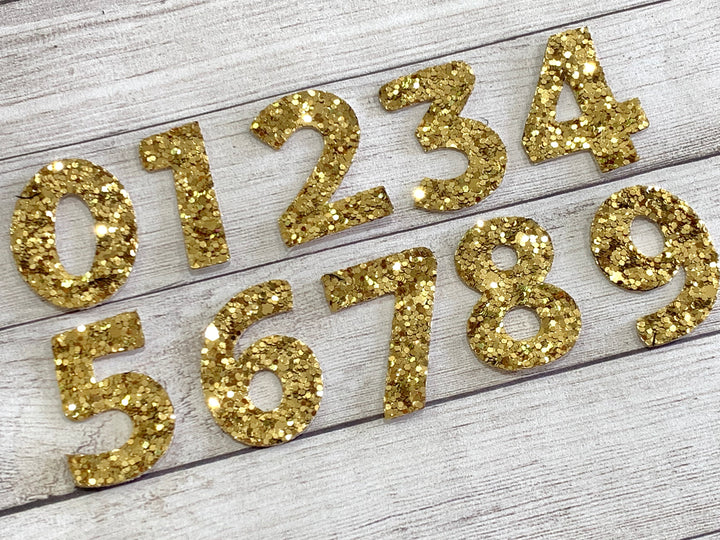 10 Piece Bold Numbers Steel Rule Combo Die 4cm 1.7”