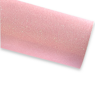 Kiss Me Pink Fine Glitter Fabric - available as Sheets or Rolls!