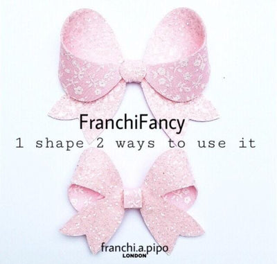 FranchiFancy Bow Die - 4 Sizes across choice of 2 Dies