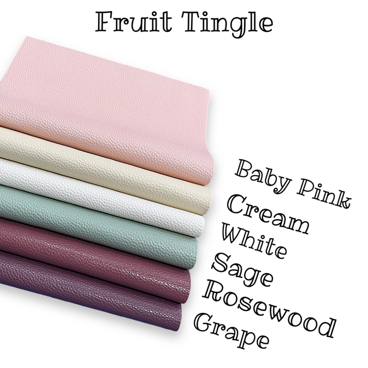 Grape Fruit Tingle Faux Leatherette