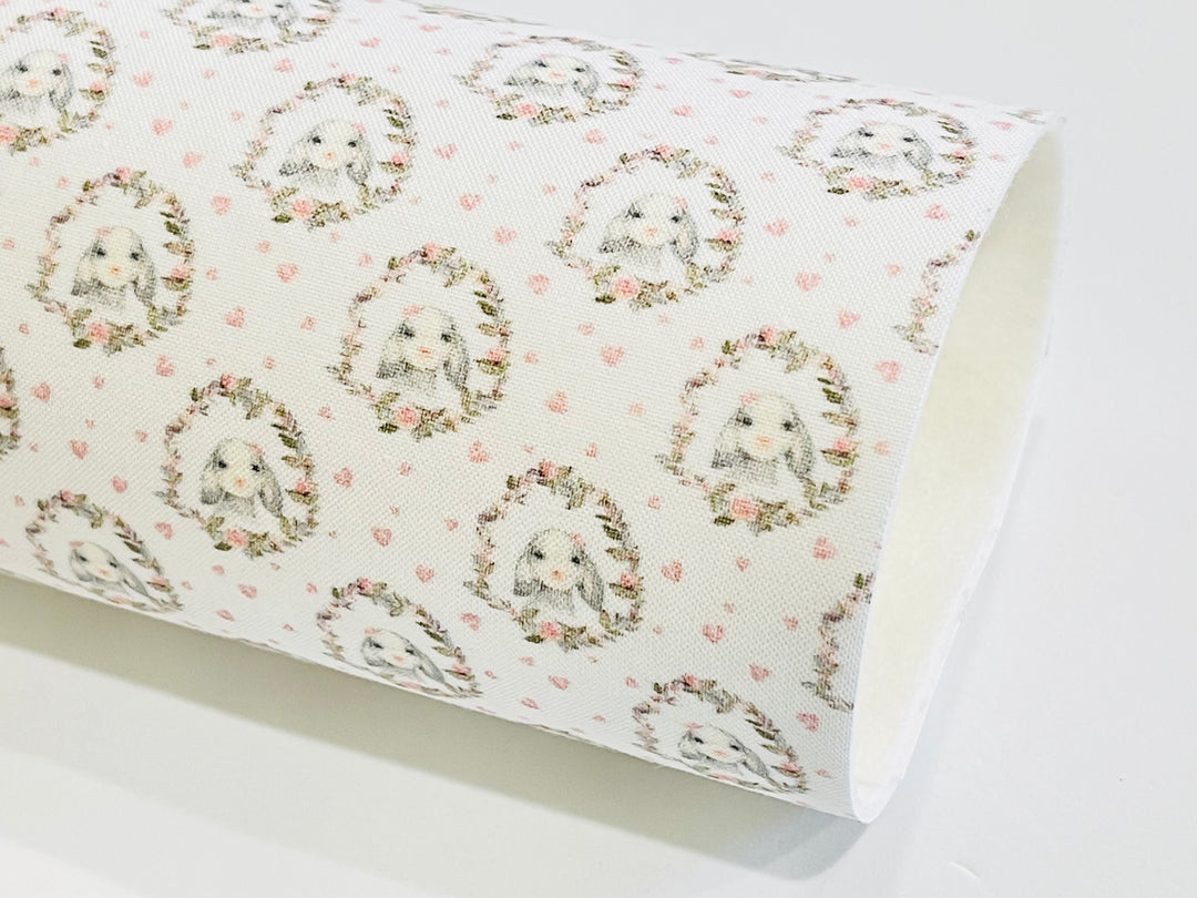 Rosey Baby Bunny Fabric Felt 3 Sheet Rose Gold Combo