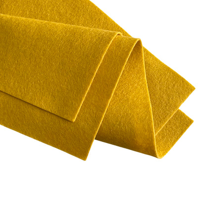 Mustard Kiss Merino Pure Wool Felt 1mm 1m x 180cm
