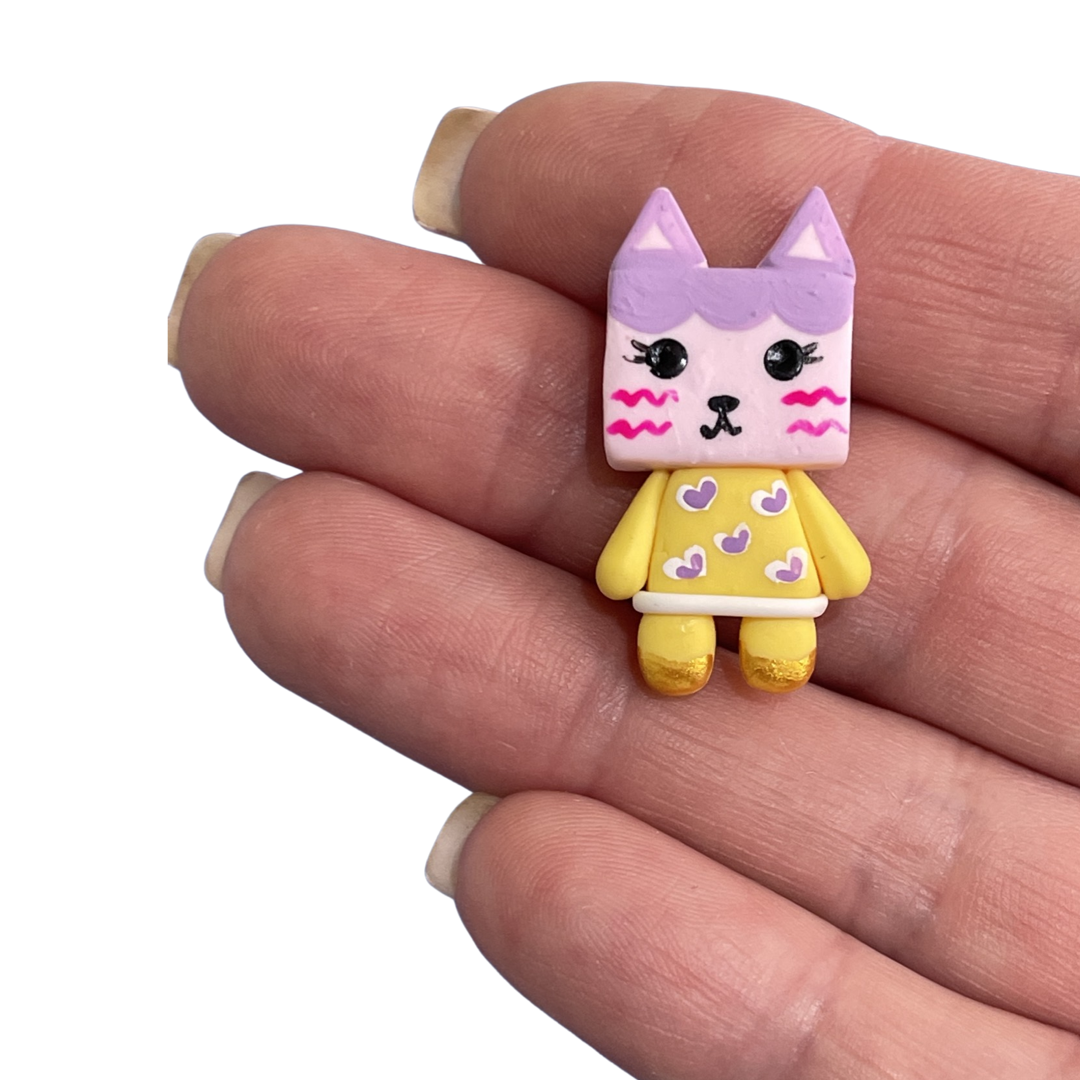 Gabby Doll House Cat Playhouse Bow Clay Embellishments - Gorgeous Maker - Choice of 9 styles or Full Set