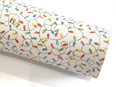 Party Lights Faux Leatherette Sheets