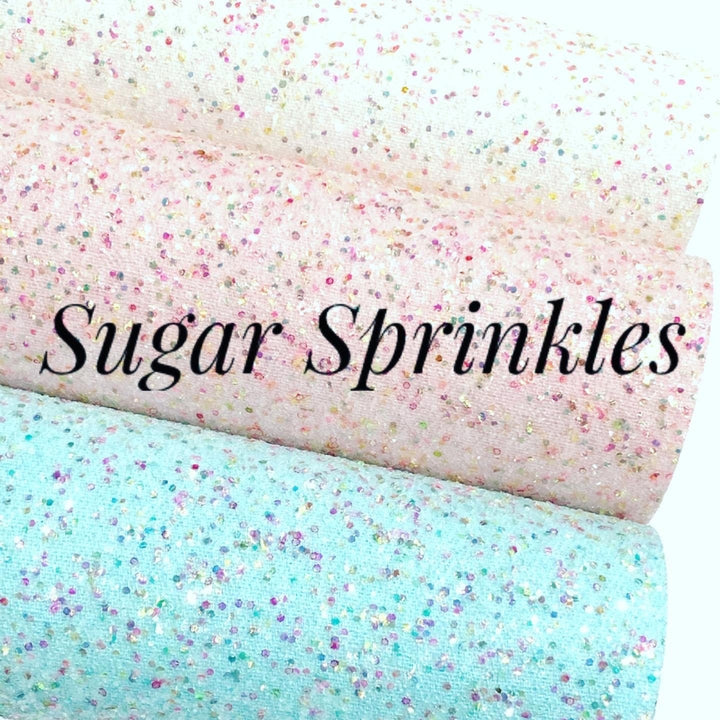Feuilles de paillettes épaisses Sugar Sprinkles (packs combinés en option disponibles)