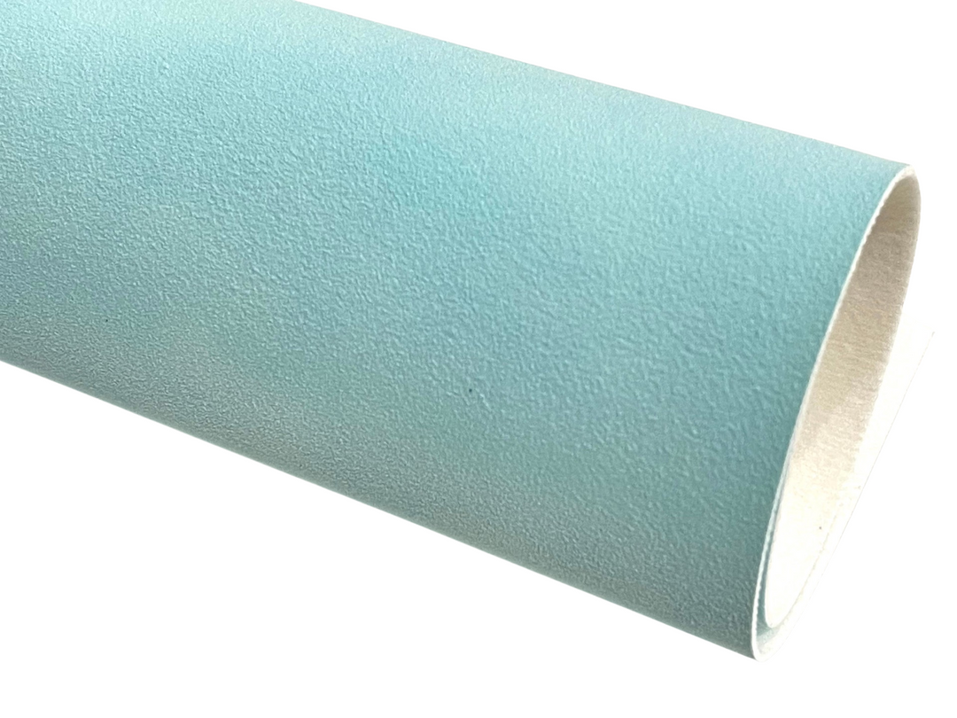 Pastel Blue Suede Leatherette Sheet - Thick 1.2mm - Best for Bows & Earrings