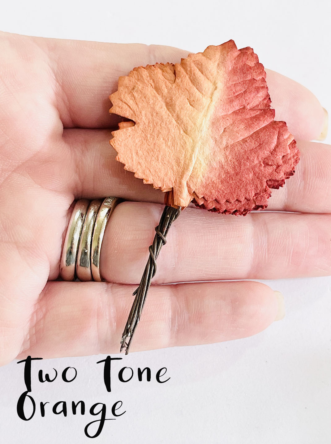 Autumn Maple Leaves -  Mulberry Paper Leaves - 10 pcs