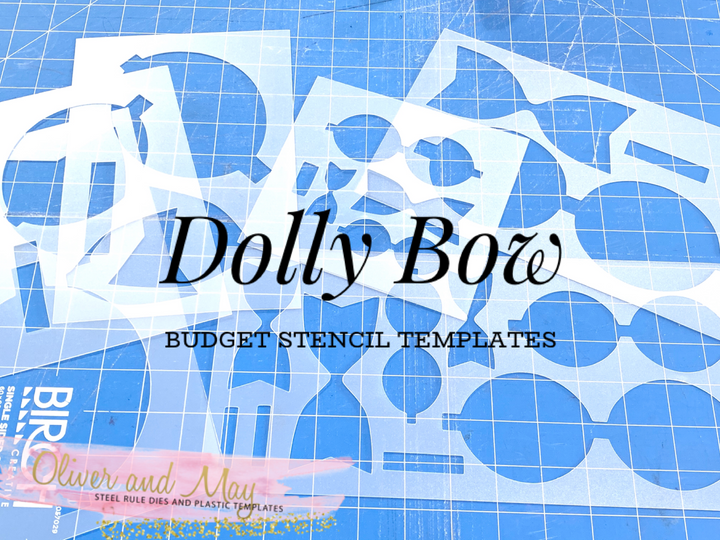 Dolly Bow Stencils - Trace and Cut - Super Saver Bow Templates