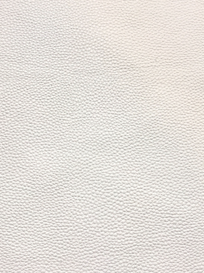 White Leatherette Sheet 1.2mm Thick Textured  - Crisp White